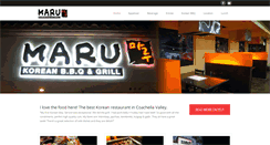 Desktop Screenshot of marukoreanbbq.com