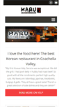 Mobile Screenshot of marukoreanbbq.com